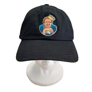 Golf Gods Australia Goat The King Black Dad Golf hat cap NWOT